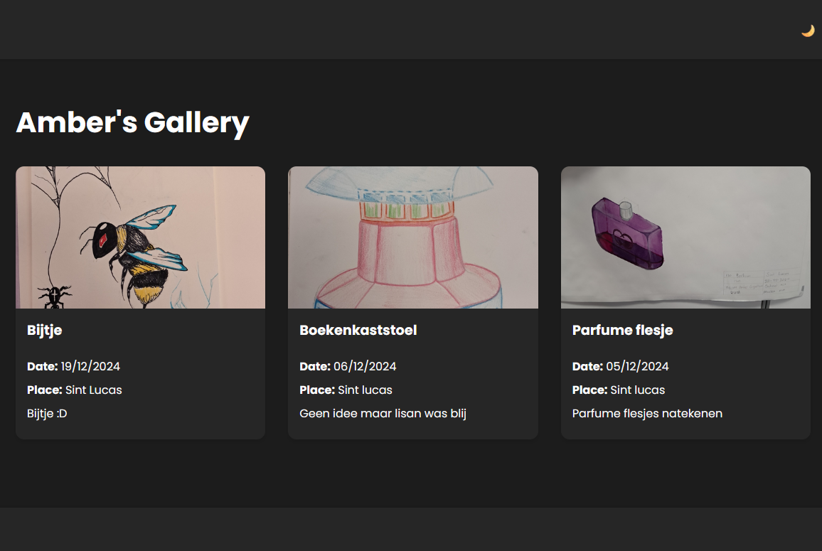 Amber Gallery - Project by Levi Noppers showcasing Next.js, TypeScript, Scss, PostgreSQL Amber Gallery - Project by Levi Noppers showcasing Next.js, TypeScript, Scss, PostgreSQL